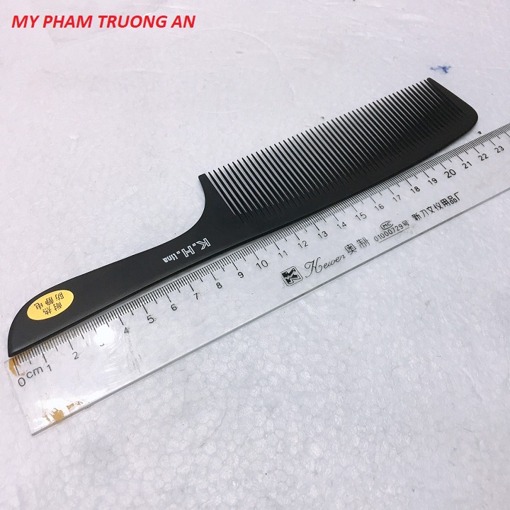 Lược cắt tóc bản to barber chất liệu sừng T880