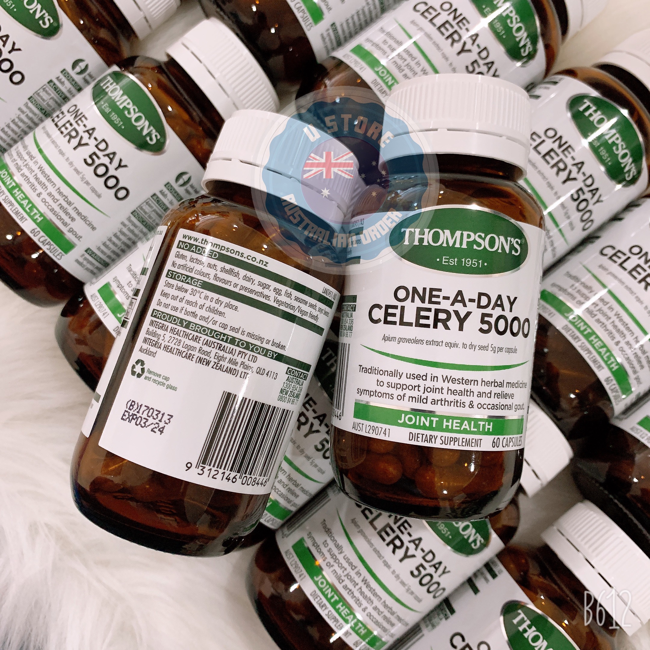 Hỗ trợ Gout - Thompsons Celery 5000mg
