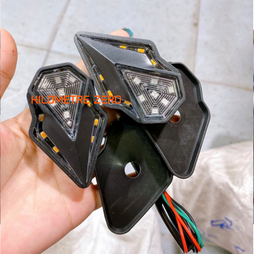 Bộ Đèn Xi Nhan Mũi Tên VT50 Xe Máy