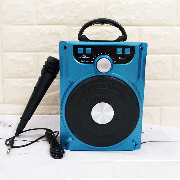 Loa kéo bluetooth p88 p89 - loa xách tay tặng micro hát karaoke cực hay