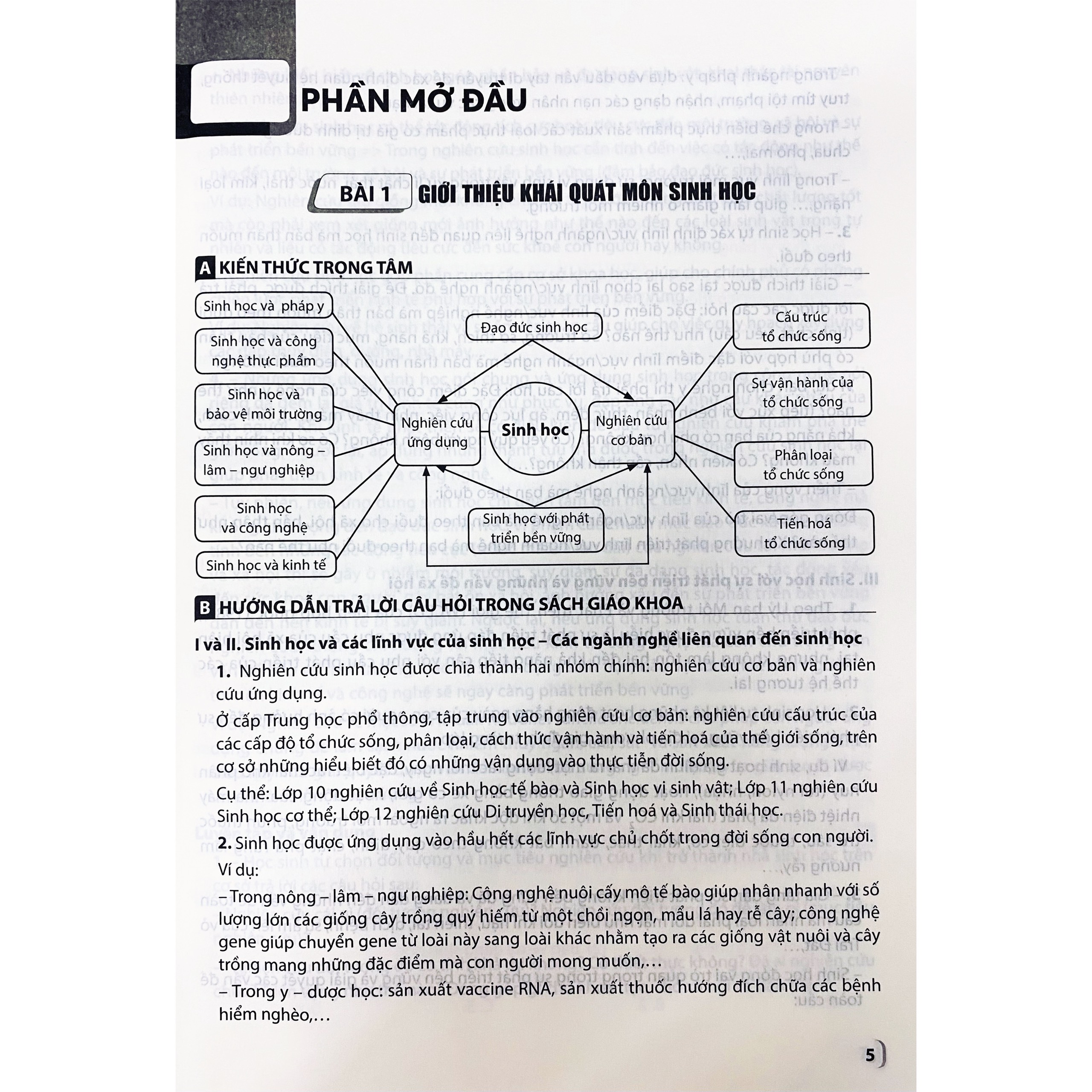Edubook - Để học tốt Sinh học lớp 10 (Kết nối tri thức với cuộc sống)