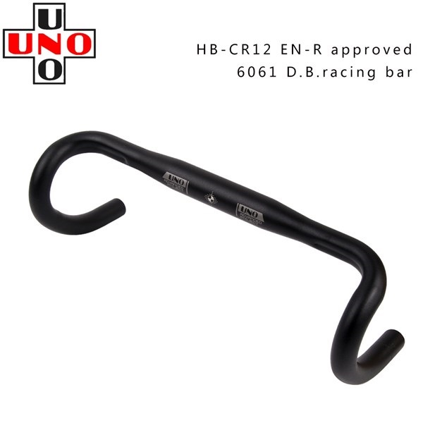 Ghi đông road UNO CR12 nhôm 6061 (kích thước 420 x 31.8mm) - chiếc