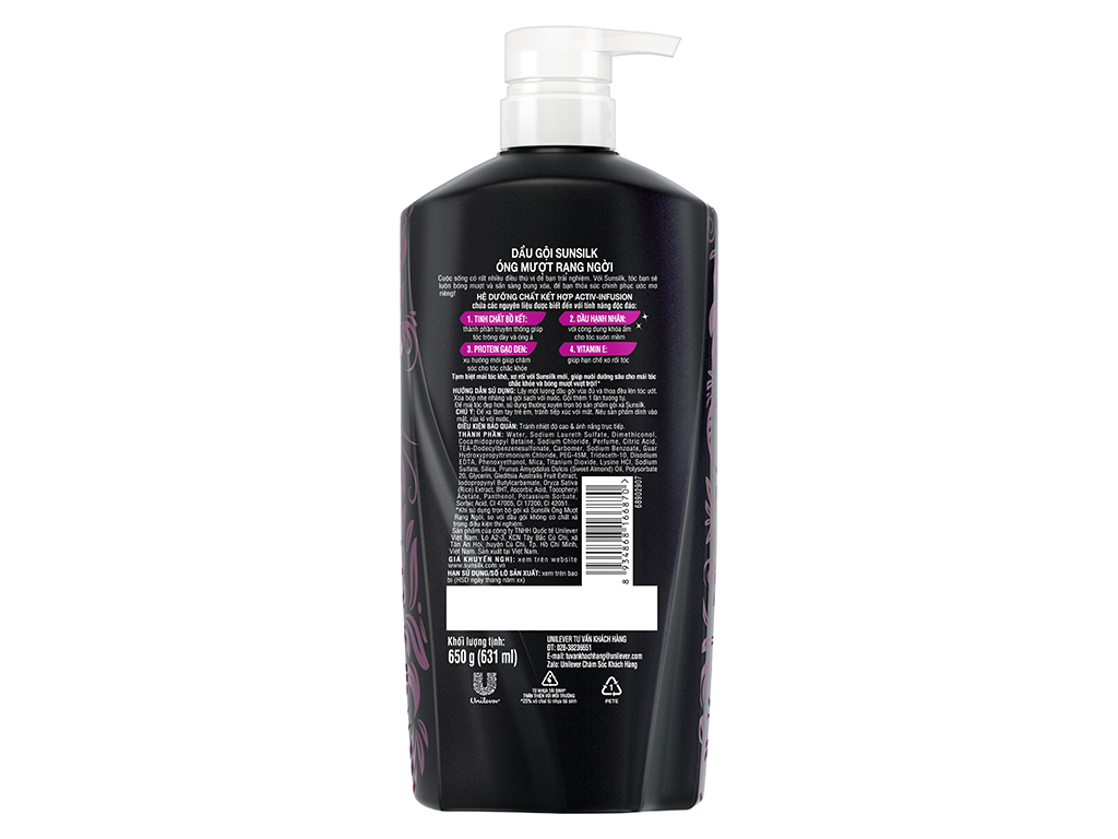 Dầu gội Sunsilk mềm mượt diệu kỳ 631ml