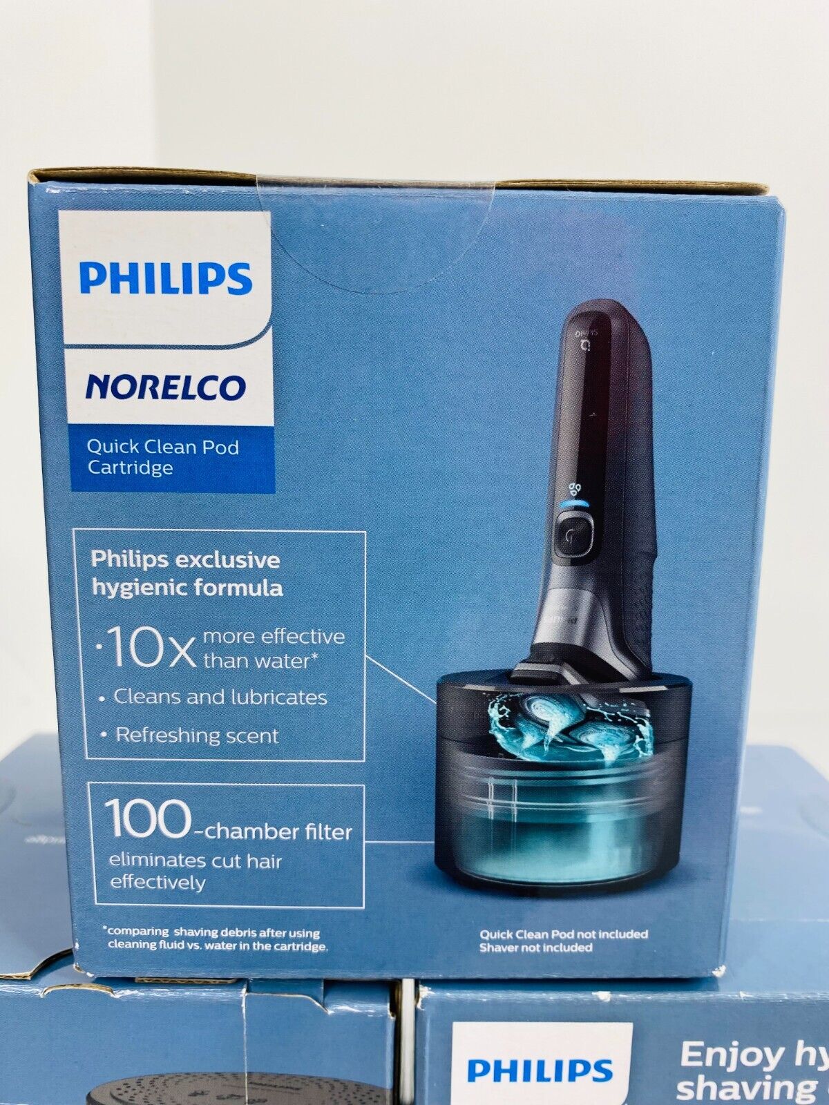 Philips Quick Clean Pod Cartridge, Philips Shaver Cleaner, Capacity 160ml