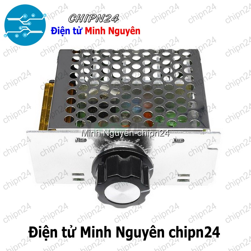 [1 cái] (Q112) Dimmer AC 220V 4000W có vỏ - HH000933
