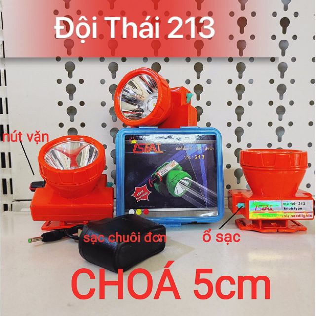 ĐÈN ĐỘI ĐẦU NĐ 213 (ĐỘI CHỈNH),  DÙNG LIÊN TỤC 4 - 6 GIỜ