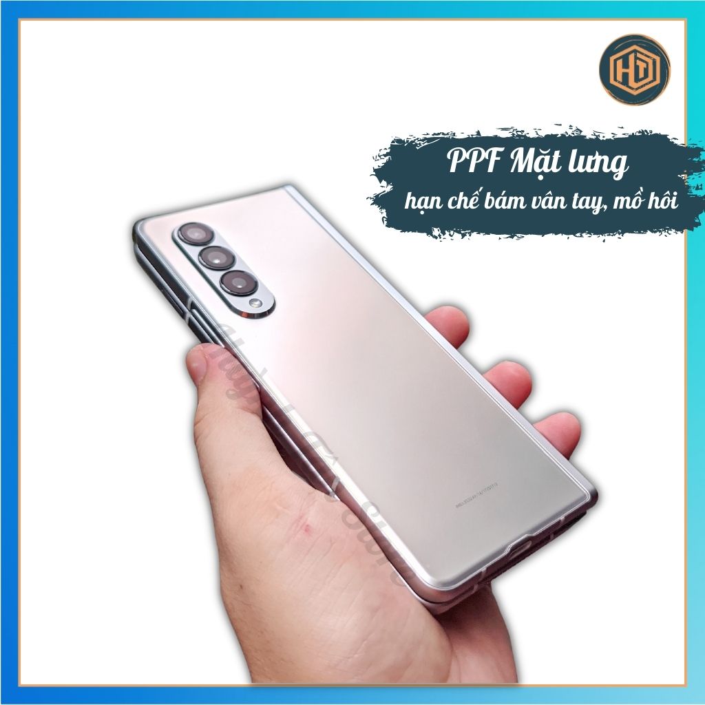 Miếng dán ppf cho samsung z fold 3 bảo vệ toàn diện (Tặng 1 Miếng Dự Phòng).