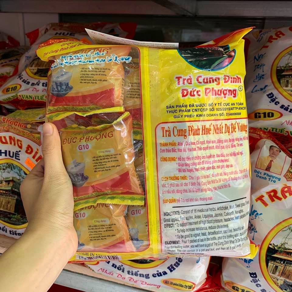 Trà Cung Đình Huế G10 Gói 600gram (CHÍNH HÃNG, DATE MỚI)