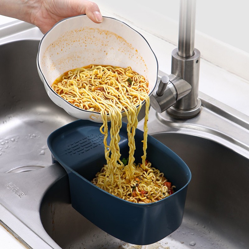 Rổ lọc rác thoát nước bồn rửa chén hình bầu dục / khay lọc rác bồn rửa chén hình Bầu Dục