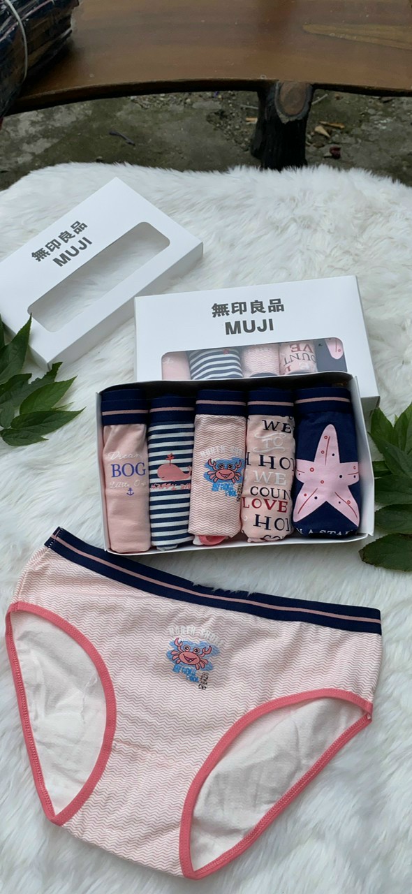 Combo 10 quần lót hình thù kute