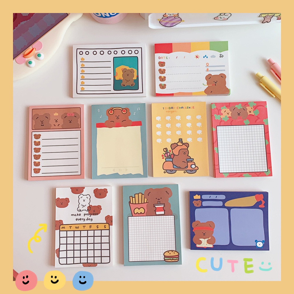 [Có sẵn] Tập giấy note - sticky note xinh xắn tiện lợi