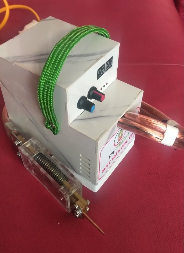 Máy hàn điểm tay hàn linh hoạt PI-TECH công suất lớn (Máy hàn pin)