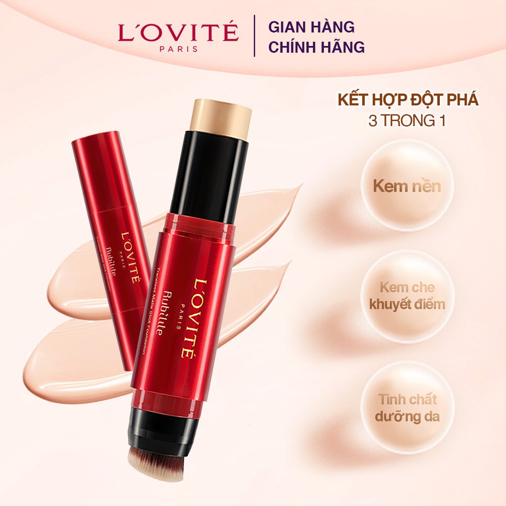 Kem nền dạng thỏi Rubilite Lovite 12g