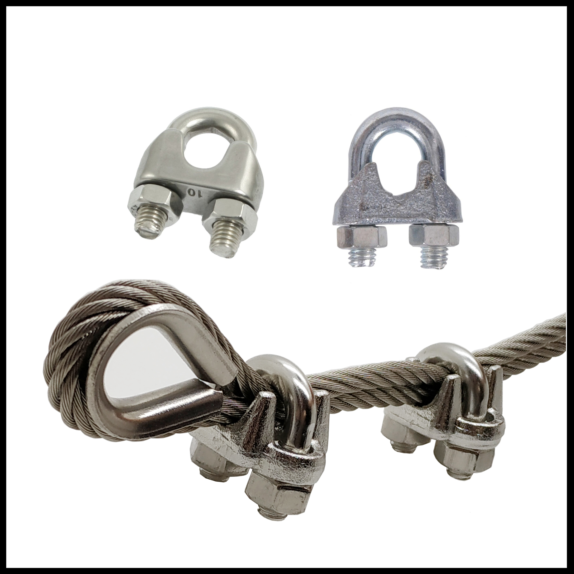 Ốc siết cáp Khóa cáp Cóc kẹp cáp
