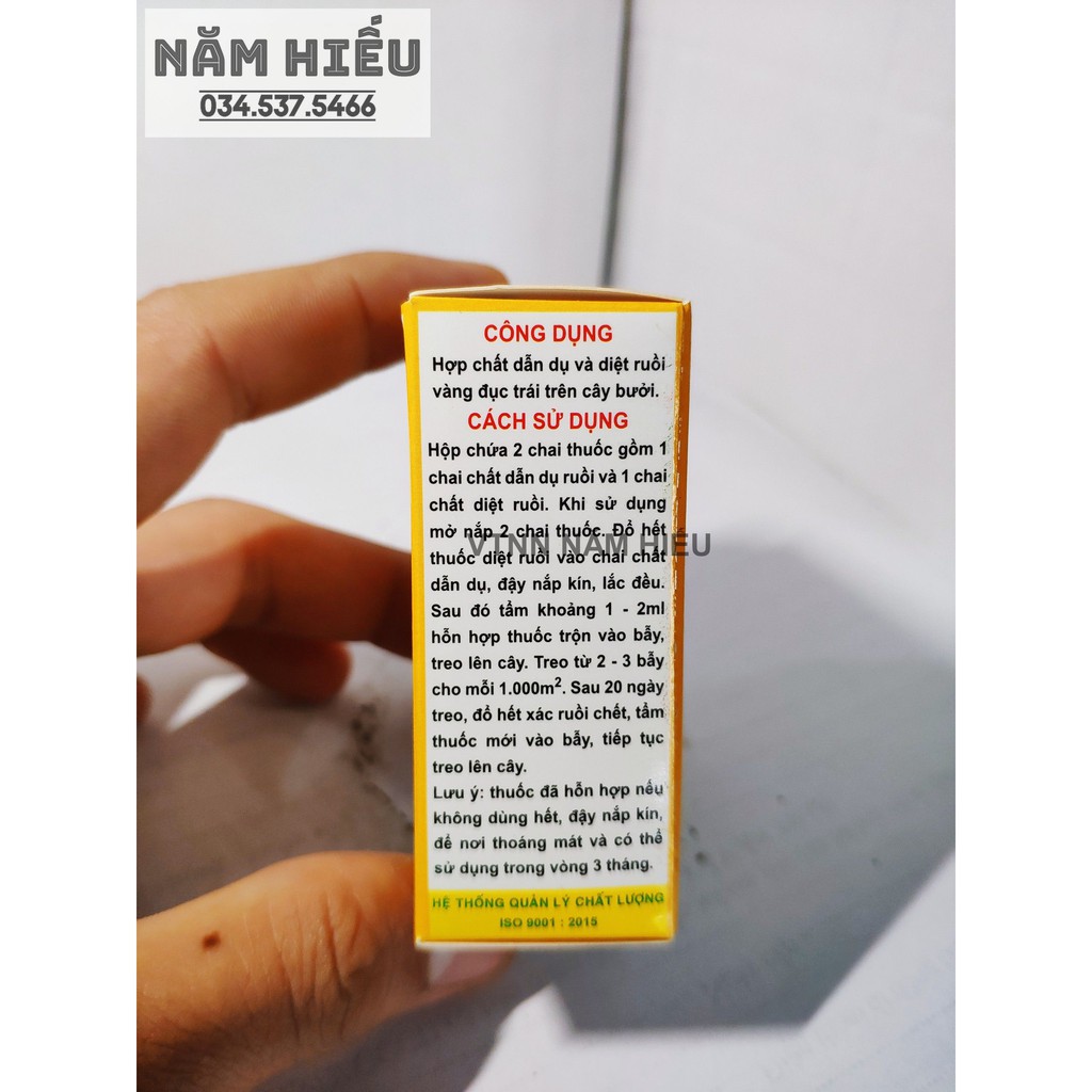 Vizubon Thuoc Dẫn Dụ Ruồi Đục Trái 10Ml - Dụ Ruồi Đực