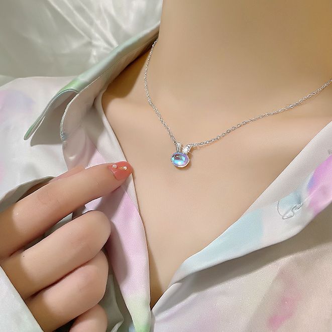 Dây chuyền thỏ xà cừ lấp lánh