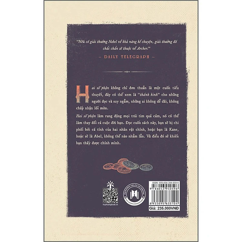 Sách Hai số phận (Bìa cứng) - HuyHoang Bookstore