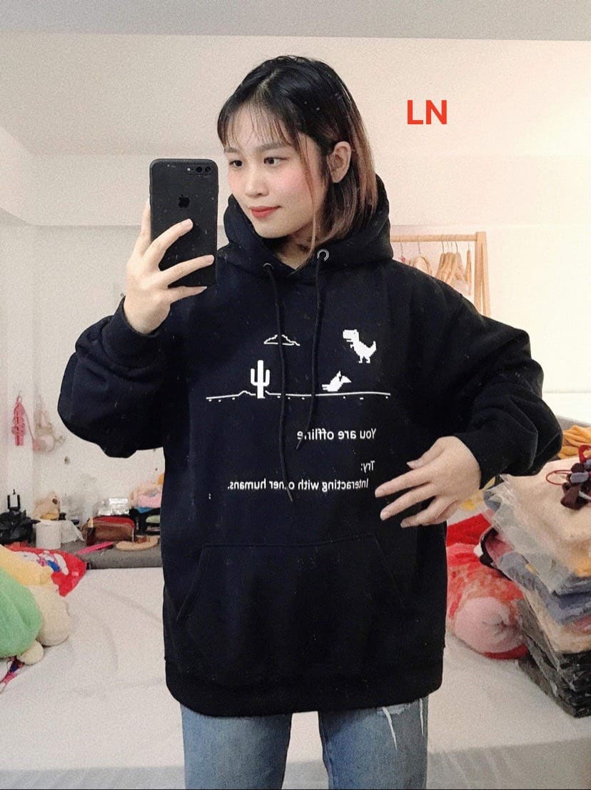 Áo hoodie khủng long - LN5545