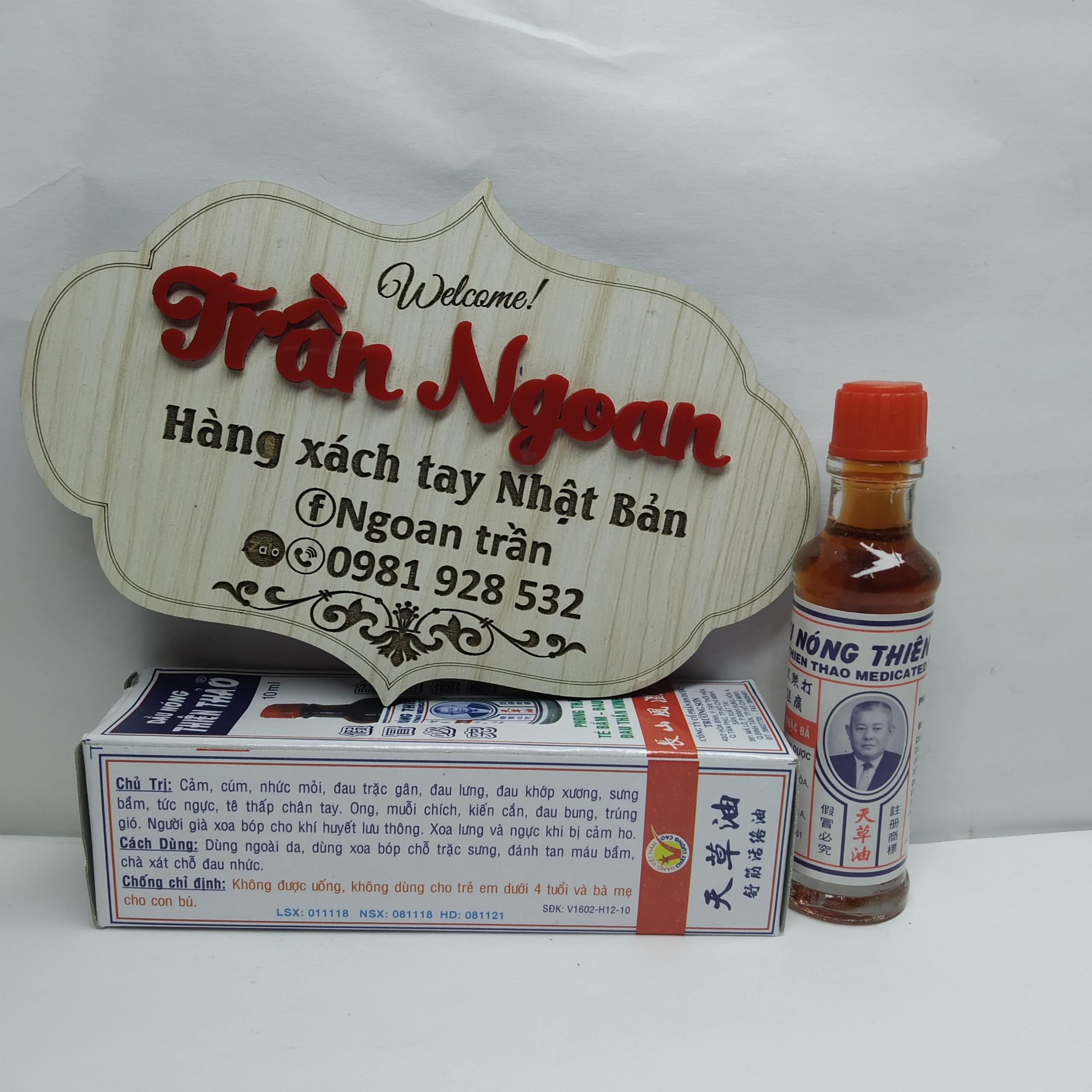 Dầu Nóng Thiên Thảo - Lọ 10ml