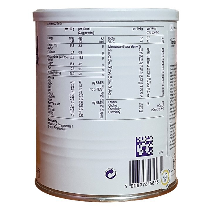 [Date 12/2023] Combo 2 Lon Sữa NutriniDrink 400g