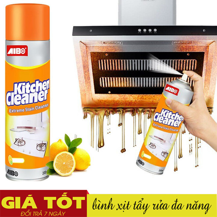 Bình xịt tẩy rửa đa năng - Bình xịt bếp thông minh giúp đánh bay mọi vết bám, vết dầu mỡ lâu ngày 500ml
