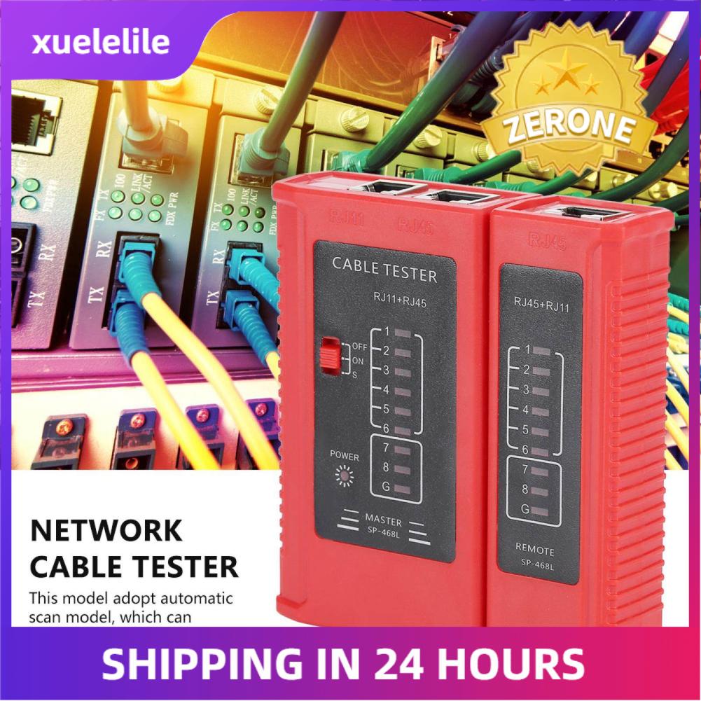WZ-468 RJ45 and RJ11 Network Cable Tester Ethernet LAN Network Test Tool