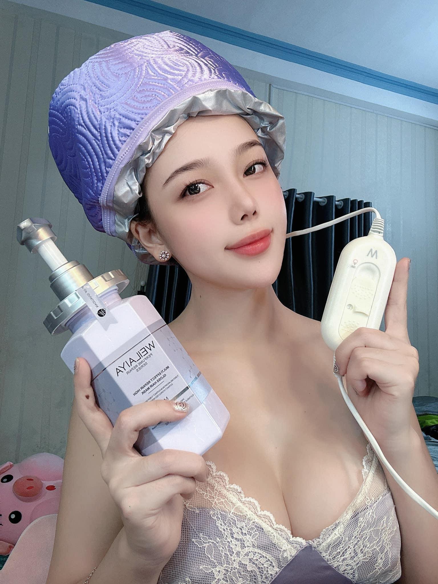 CHÍNH HÃNG - Mũ Hấp Tóc Weilaiya