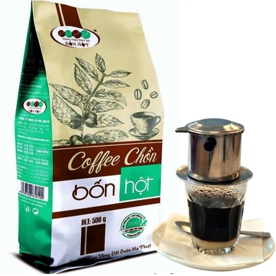 Cà Phê Chồn Bốn Hột 500gr (Pha Phin) hàng công ty Minh Phát