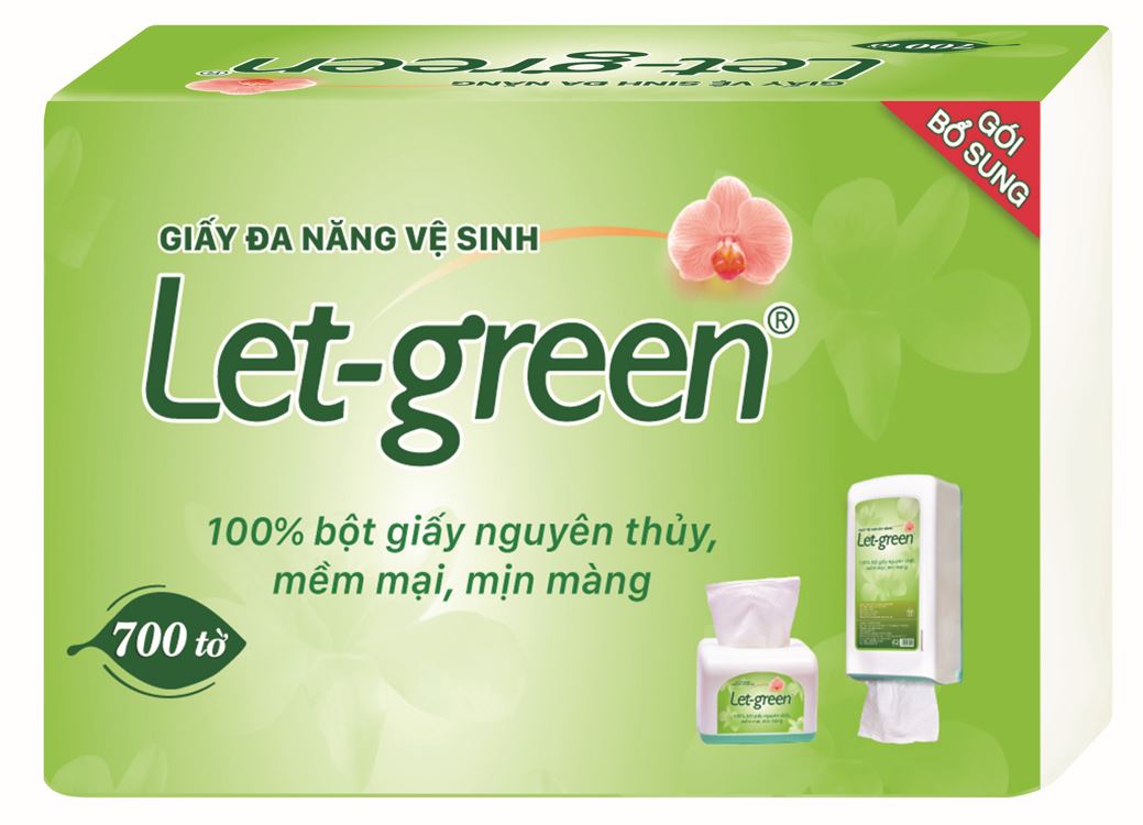 Giấy Ăn Let Green Bao 700 Tờ