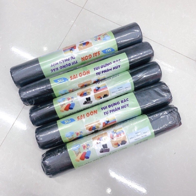 Túi đựng rác tự phân hủy sinh học đen