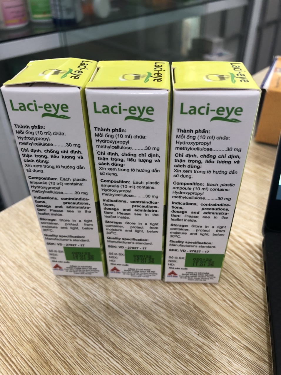 DUNG DỊCH DƯỠNG MẮT LACI_EYE ( HÀNG CHÍNH HÃNG)