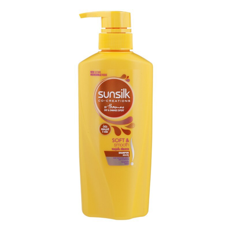 Dầu gội Sunsilk Soft & Smooth Thái Lan 450ml - Màu vàng [BÁCH HÓA 24]