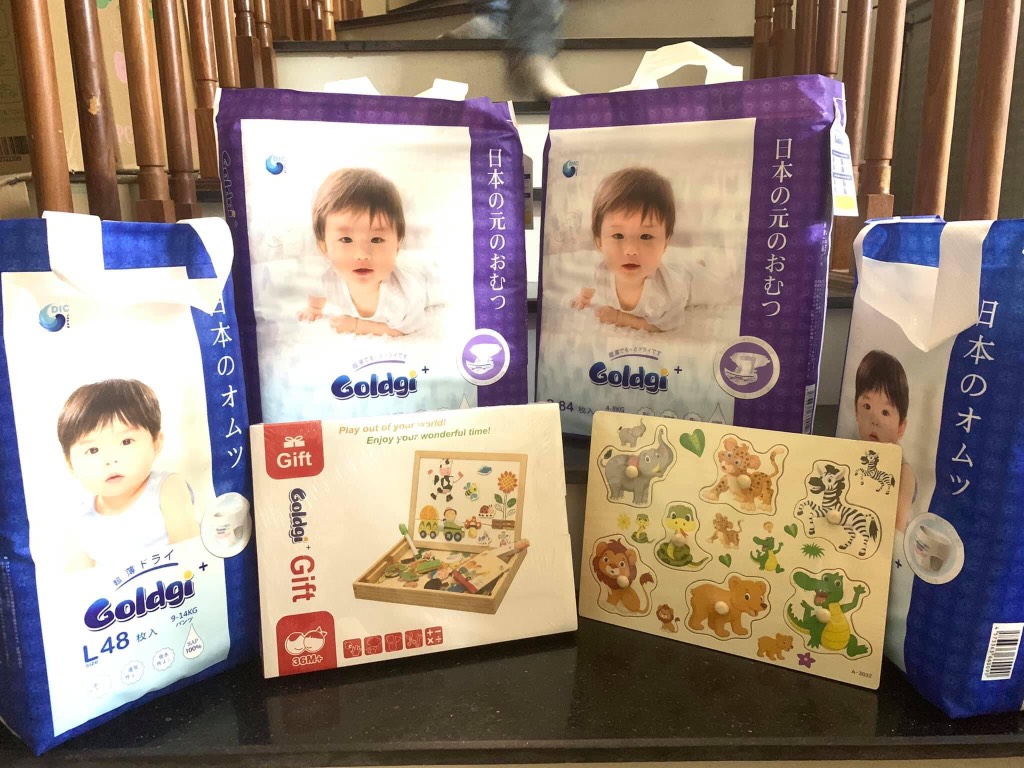 [Chính hãng] [Có sẵn] Bỉm Goldgi Nhật Bản NB/S/M/L/XL