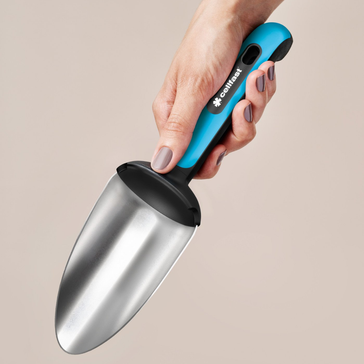 [HCM]Xẻng xúc đất trồng cây bay làm vườn inox Cellfast