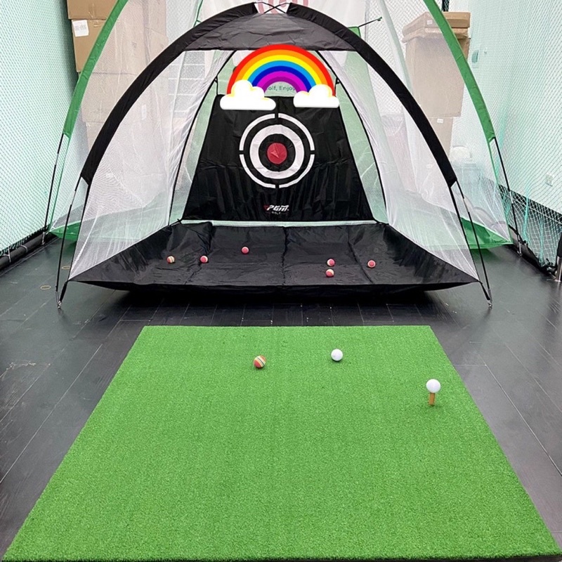 Golf Swing Practice Mat - Golf Practice Mat - Golf Swing Mat (Includes 1 Rubber Tee and 3 Practice Balls)
