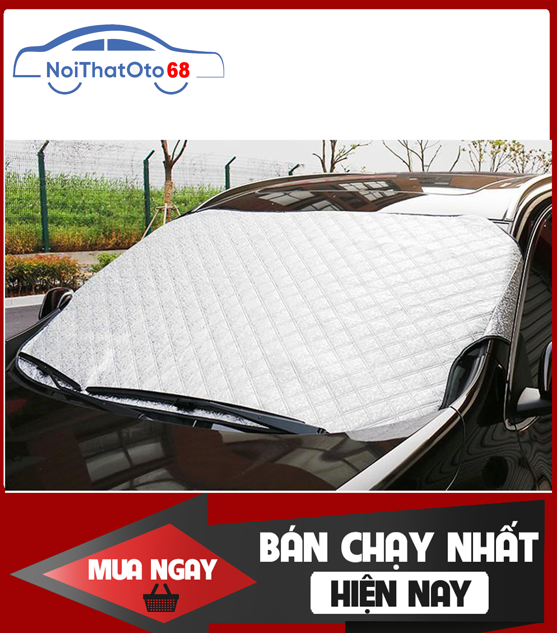 Bạt che nắng kính ôtô, xe hơi cao cấp có cách nhiệt
