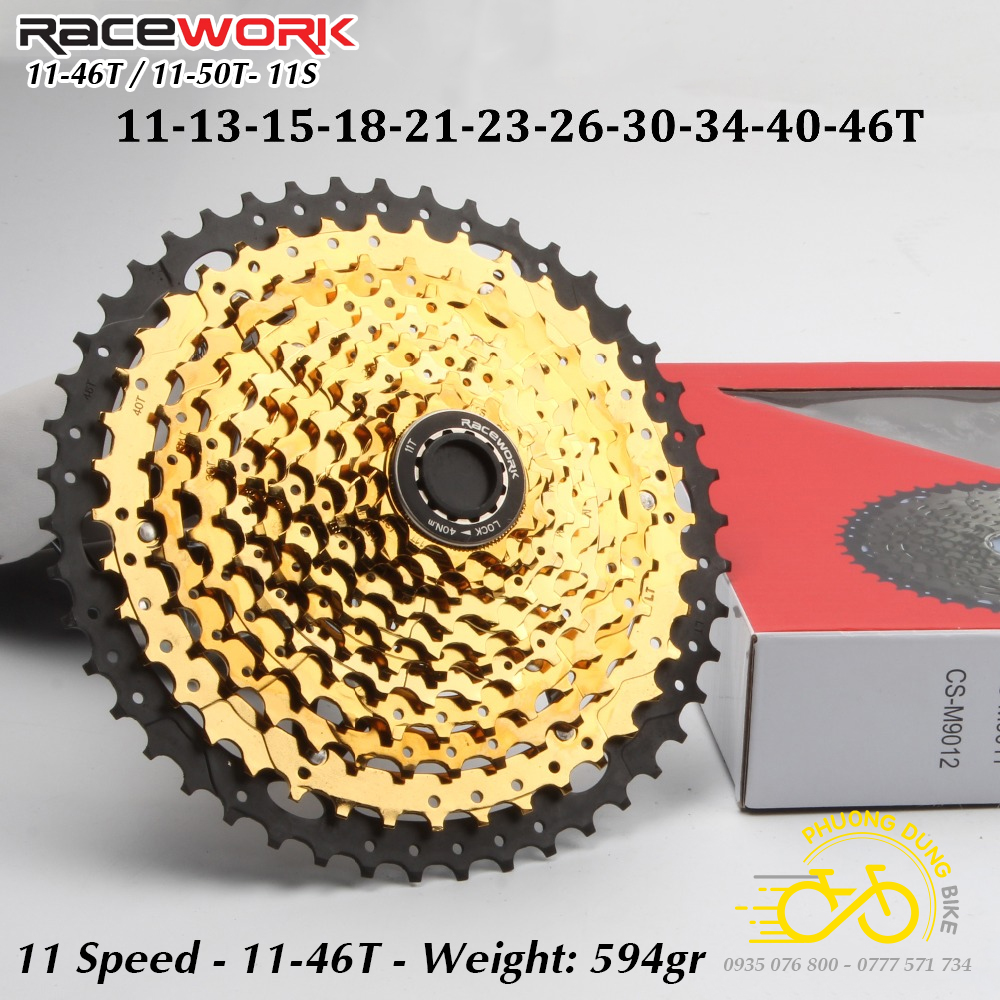 Líp thả líp 11 xe đạp mtb racework 11-46t / 11-50t - hàng chính hãng