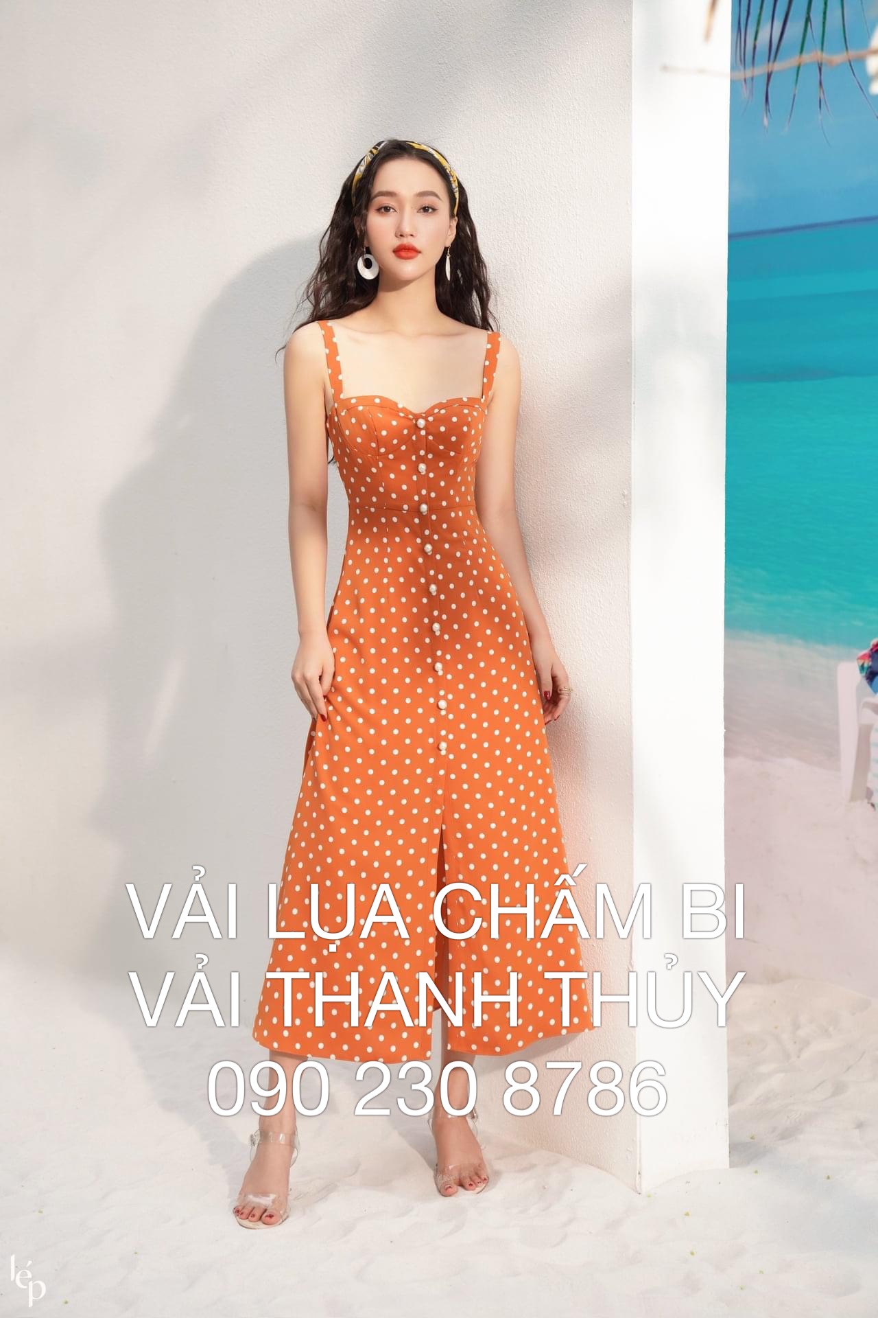 VẢI LỤA CHẤM BI - DÒNG VẢI THÔNG DỤNG - 1 MÉT X 1M5