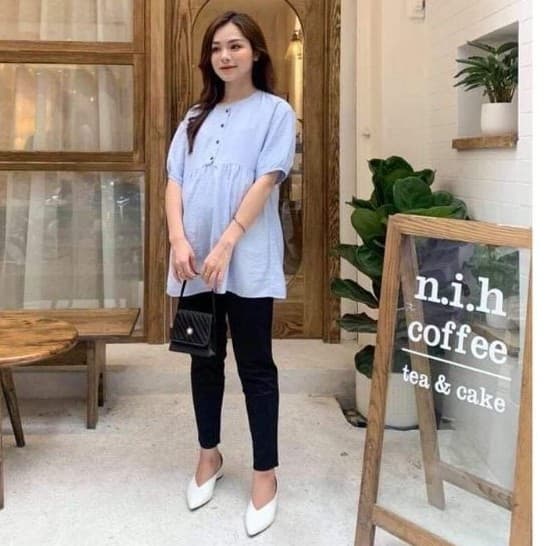 Áo Bầu Thiết Kế Chất Lụa Thái