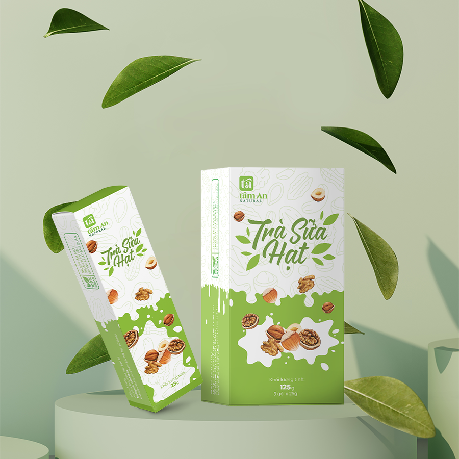 HỘP TRÀ SỮA HẠT 5 gói/hộp 125g