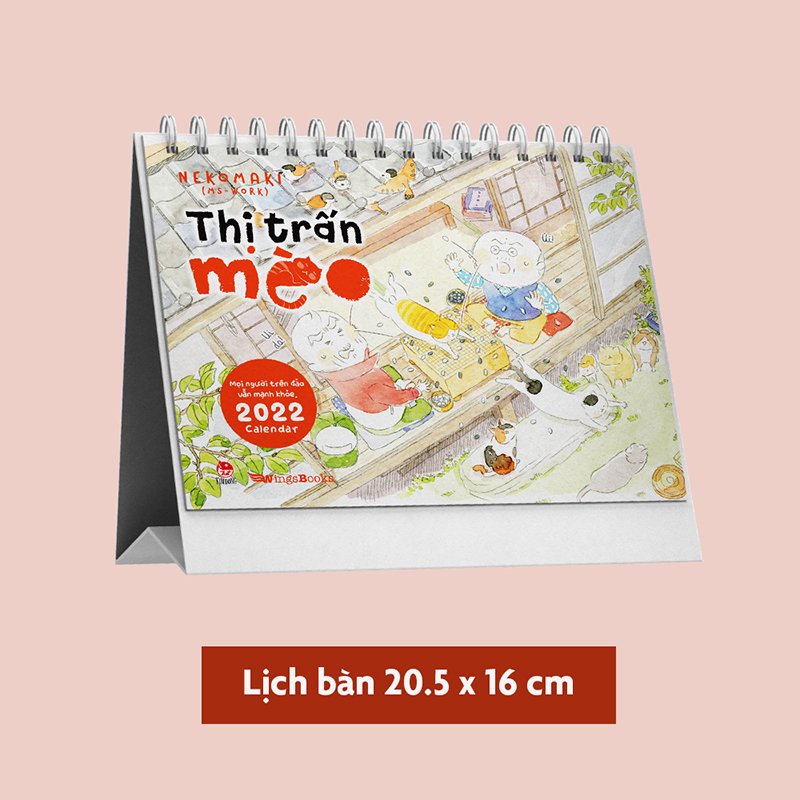 Lịch bàn Thị trấn Mèo 2022 - NXB Kim Đồng