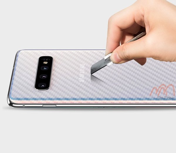 Dán lưng samsung s10 / s10 plus vân carbon