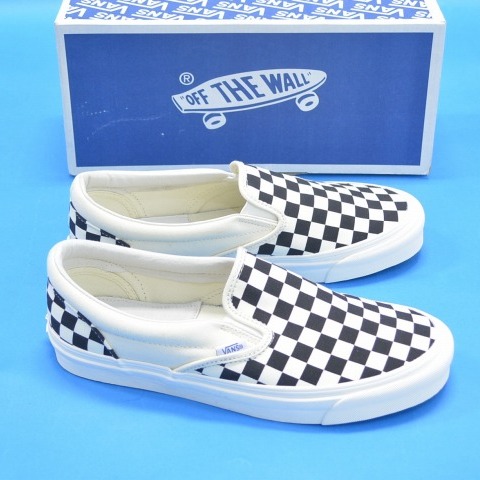 Giày VANS CHECKERBOARD SLIP-ON ( giày Vans lười caro)