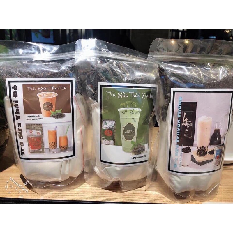 [HCM]TRÀ SỮA THÁI XANH  SET TỰ NẤU ( 10 chai) [tặng trân châu]