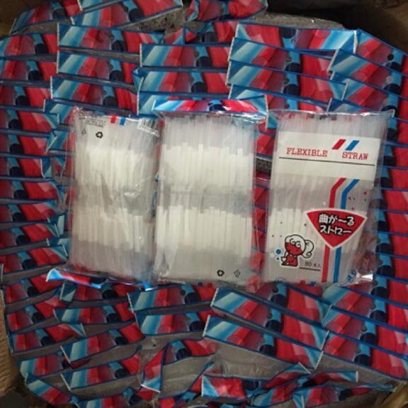 ống hút xoắn 2 đầu combo 2 bịch