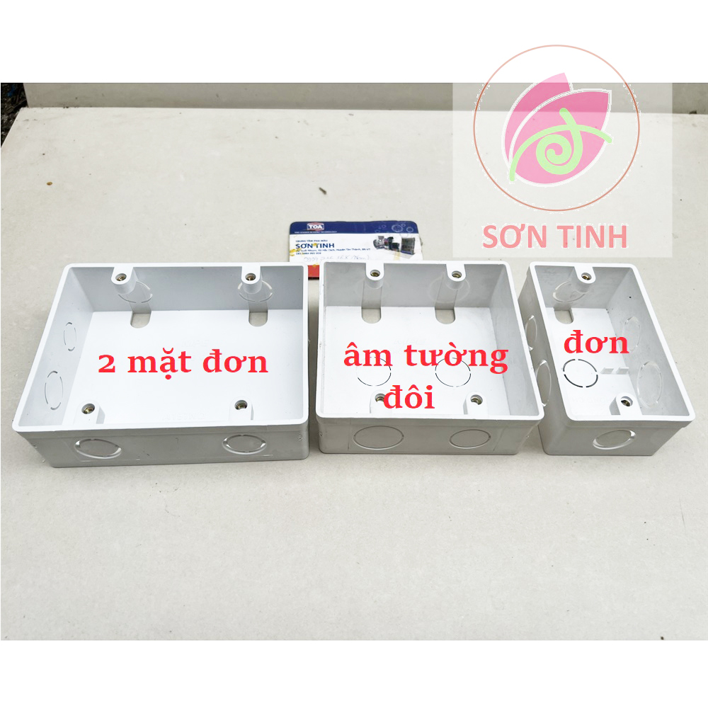 Đế âm tường đơn đôi cho 2 mặt đơn chữ nhật mpe a157n a157n 2 a157nd , giá rẻ, giá tốt