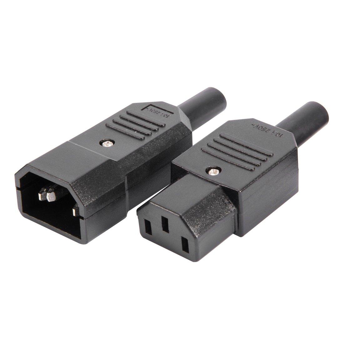 [HCM]Bộ 10 cặp Phích cắm C13 - C14 Đực và Cái