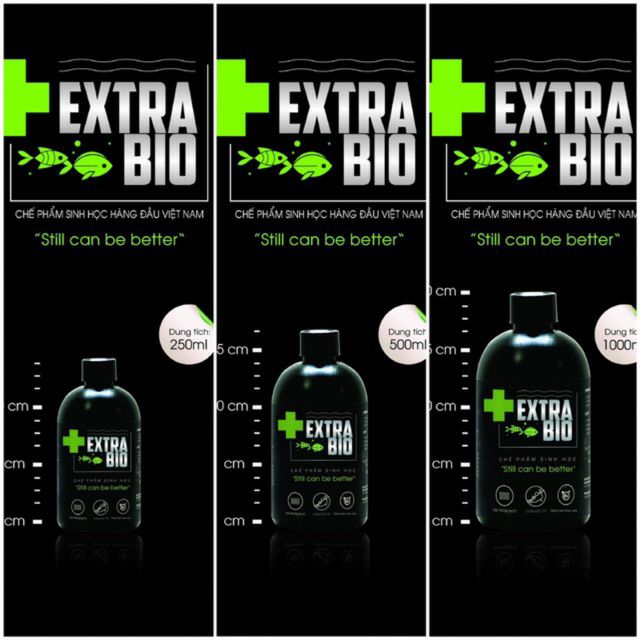 Men Vi Sinh cao cấp EXTRA BIO 1000ml cho cá cảnh, thủy sinh
