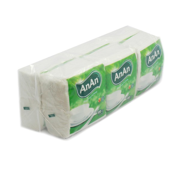 Giấy ăn vuông An An (100 tờ)