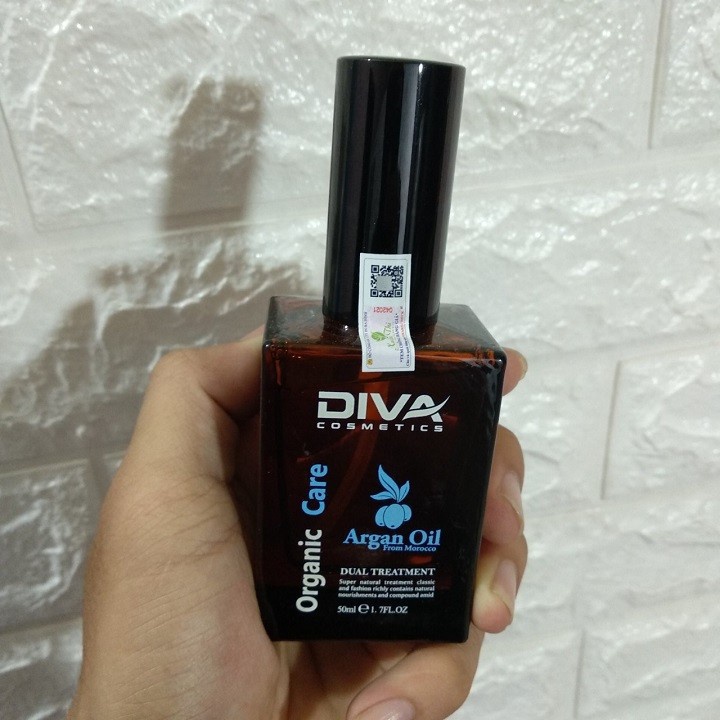 [Hoàn Tiền 15%] Tinh Dầu Dưỡng Tóc & Da DIVA Argan Oil 50ml